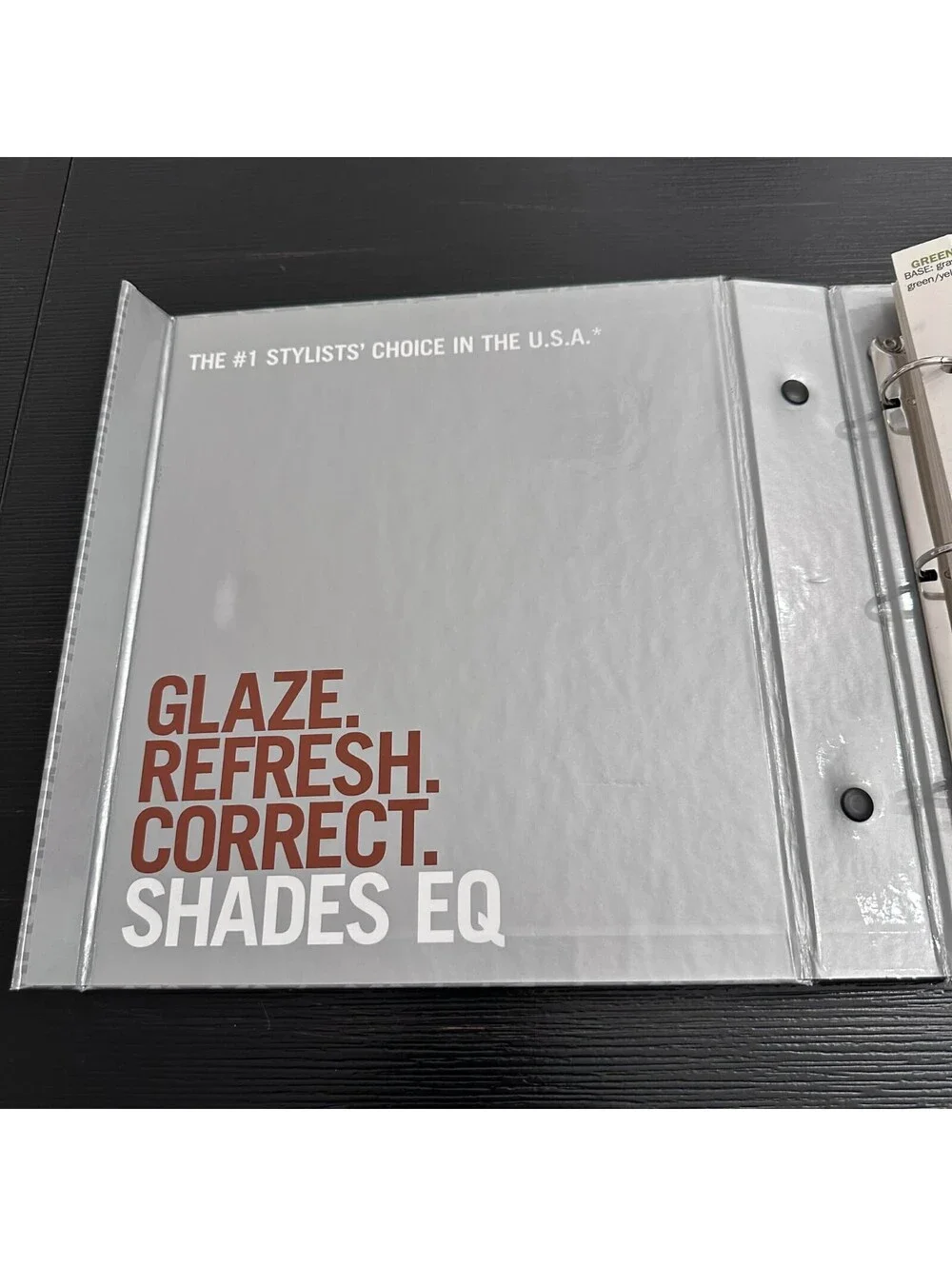 Redken Shades EQ Equalizing Conditioning Color Gloss Salon Swatch Book EUC